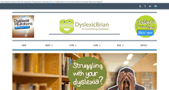 Desktop Screenshot of dyslexicbrian.com